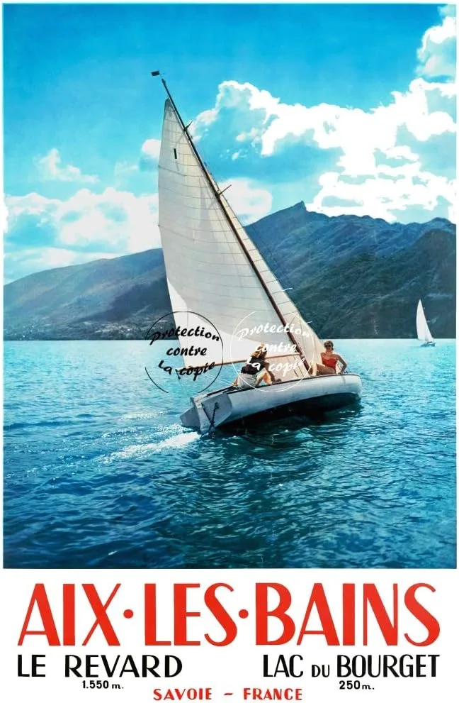 Herbé™ Poster HQ 40x60cm AIX Les Bains