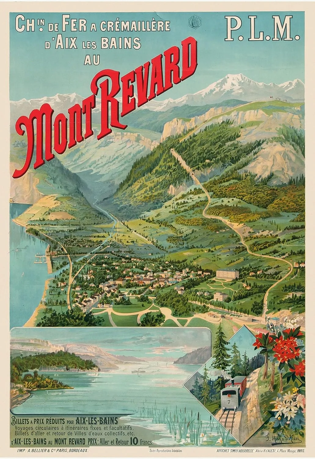 Mont Revard Poster Luxe 50x70cm